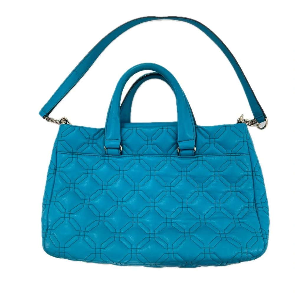 Kate Spade New York Astor Court Lila Quilted Shoulder Bag Deep Turquoise